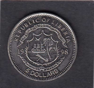 Beschrijving: 5 Dollar SHIP R.M.S. TITANIC